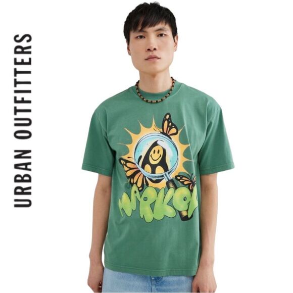 Market X Smiley UO Exclusive Through The Looking Glass Tee Shirt T-Shirt NEW L - Picture 3 of 6